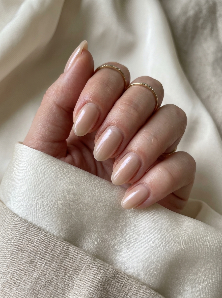 Nude Chrome Nägel als Nude Nägel Inspiration 2026